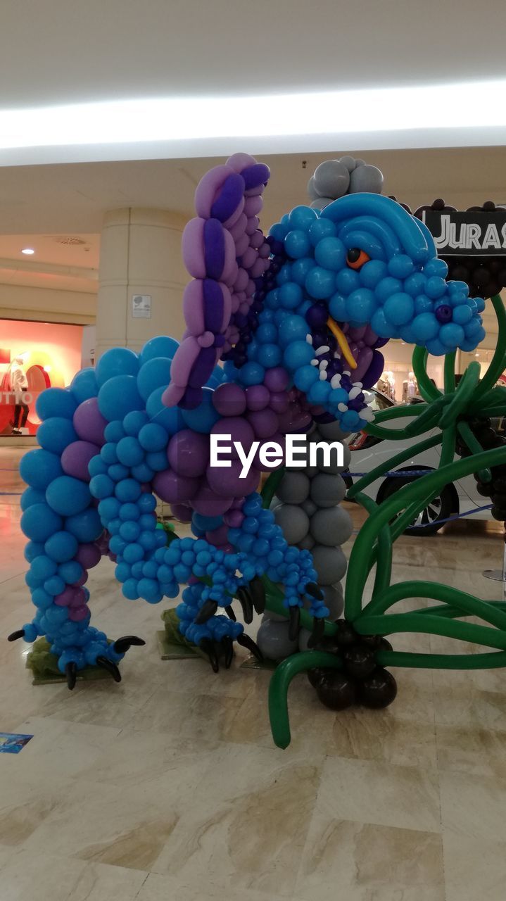 CLOSE-UP OF COLORFUL BALLOONS