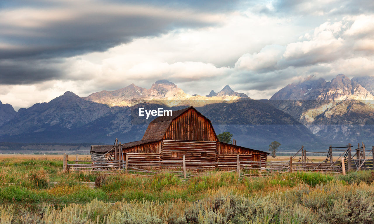 Barn in the grand teton national park 