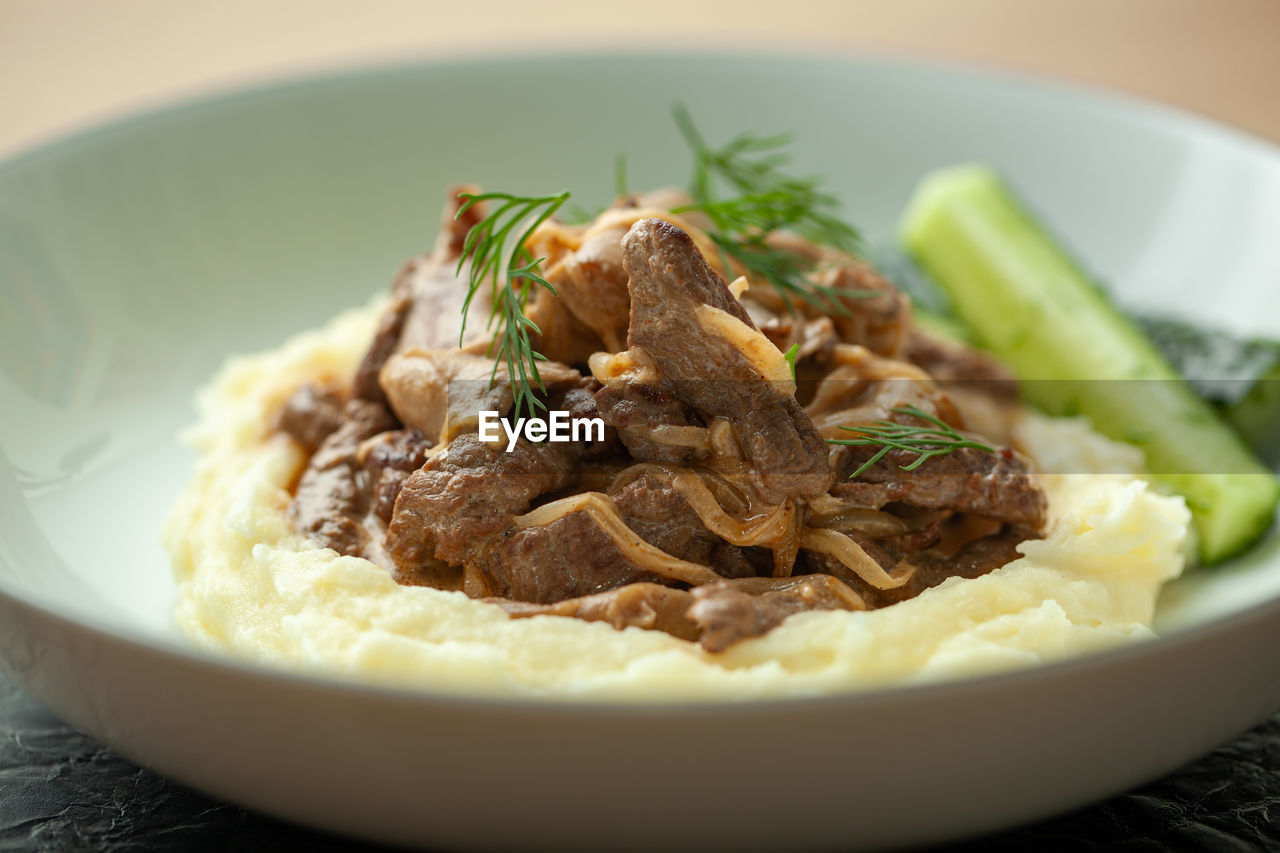 close-up of food in bowl