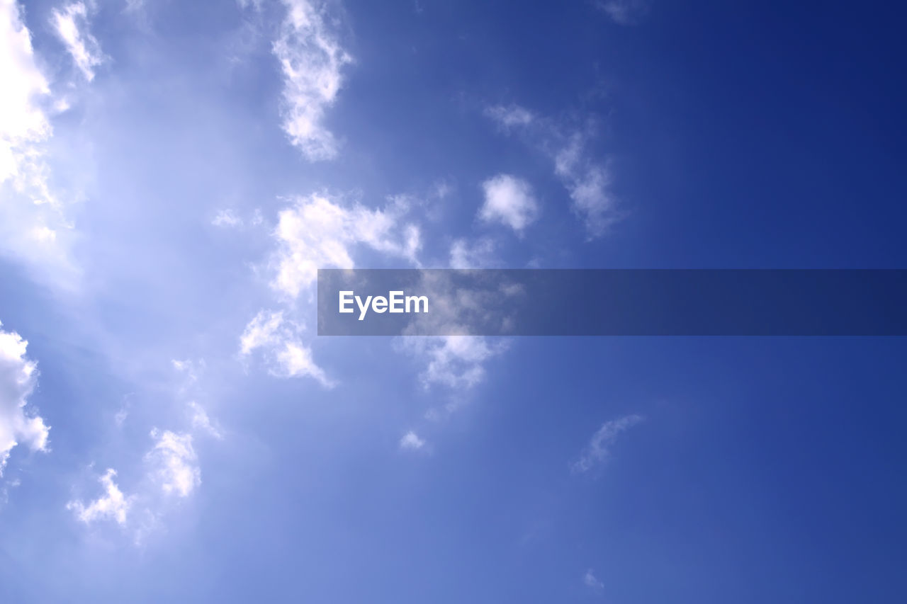 LOW ANGLE VIEW OF CLOUDS IN SKY