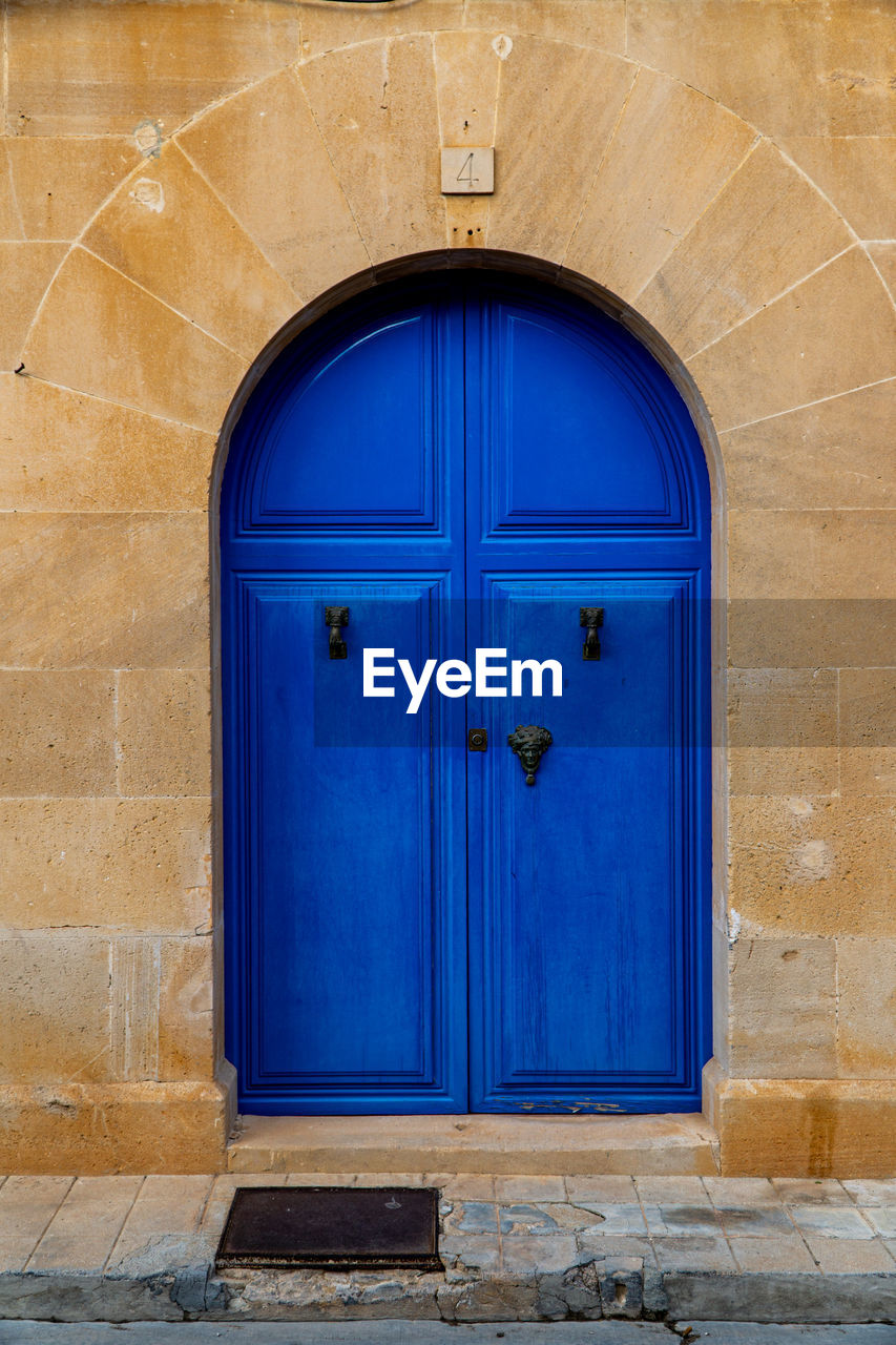 CLOSED DOOR OF BUILDING