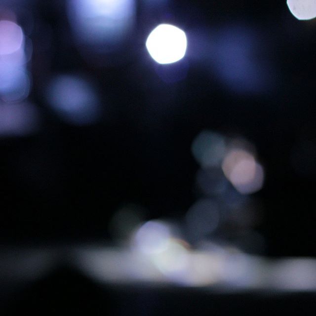 DEFOCUSED LIGHTS AT NIGHT