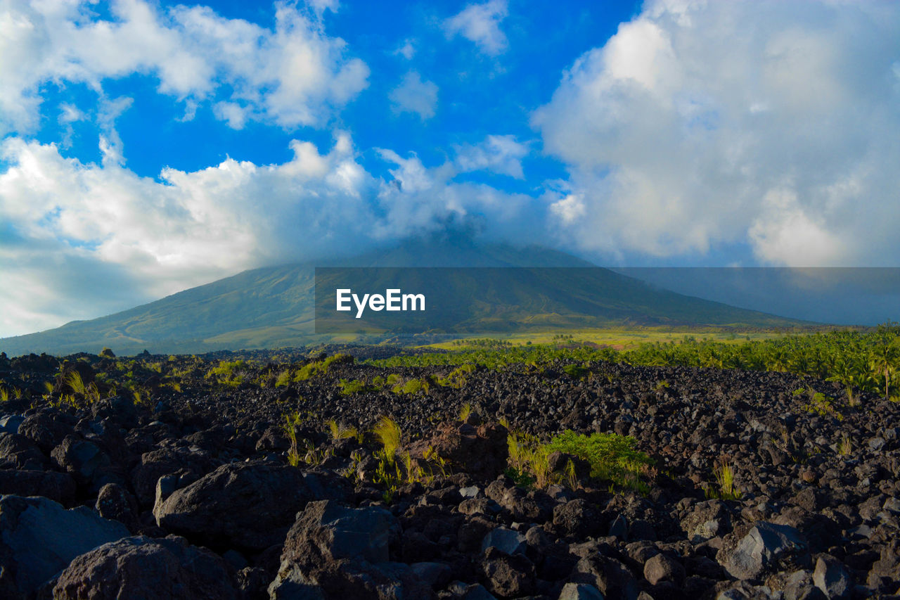 Scenic view of landscape against sky