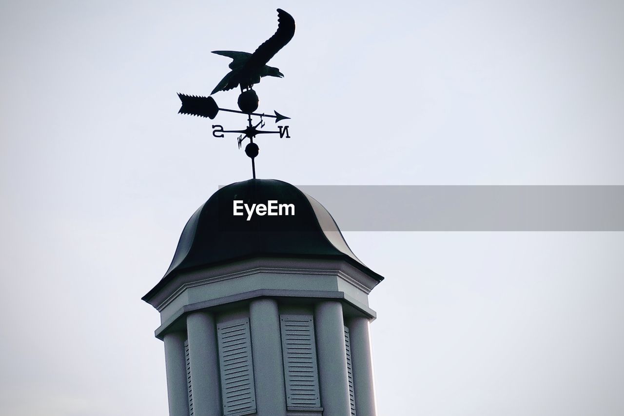 Weathervane on top of tower