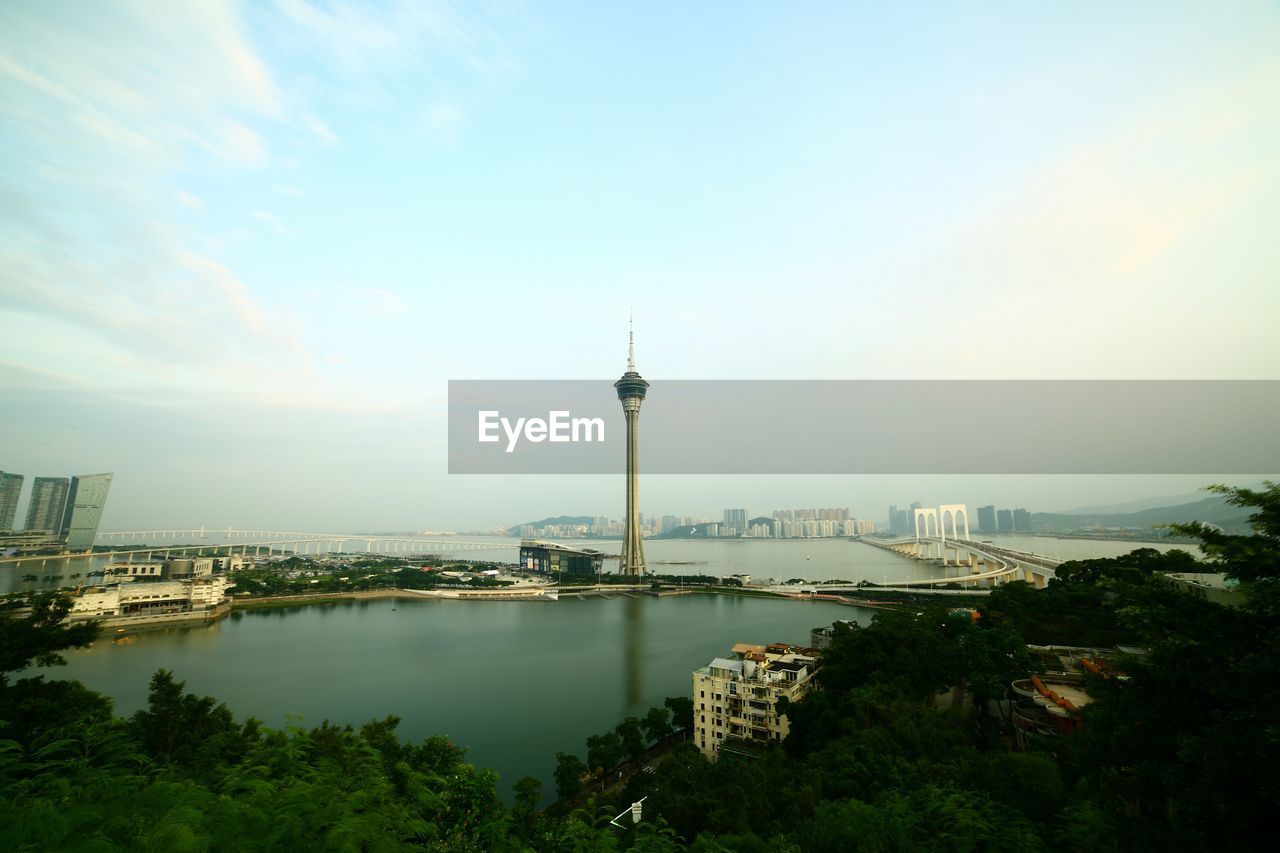 City at waterfront
