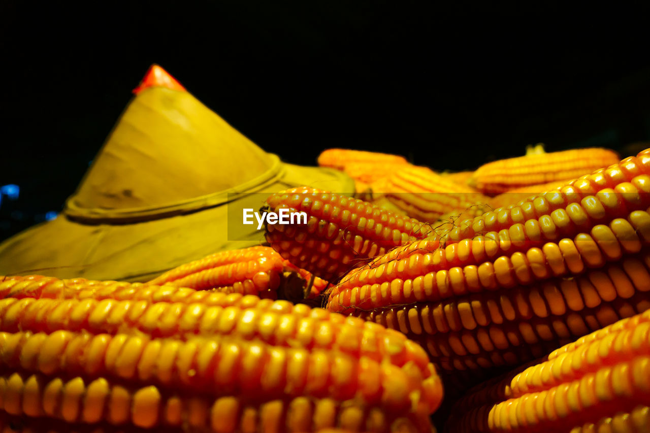 Close-up of corns