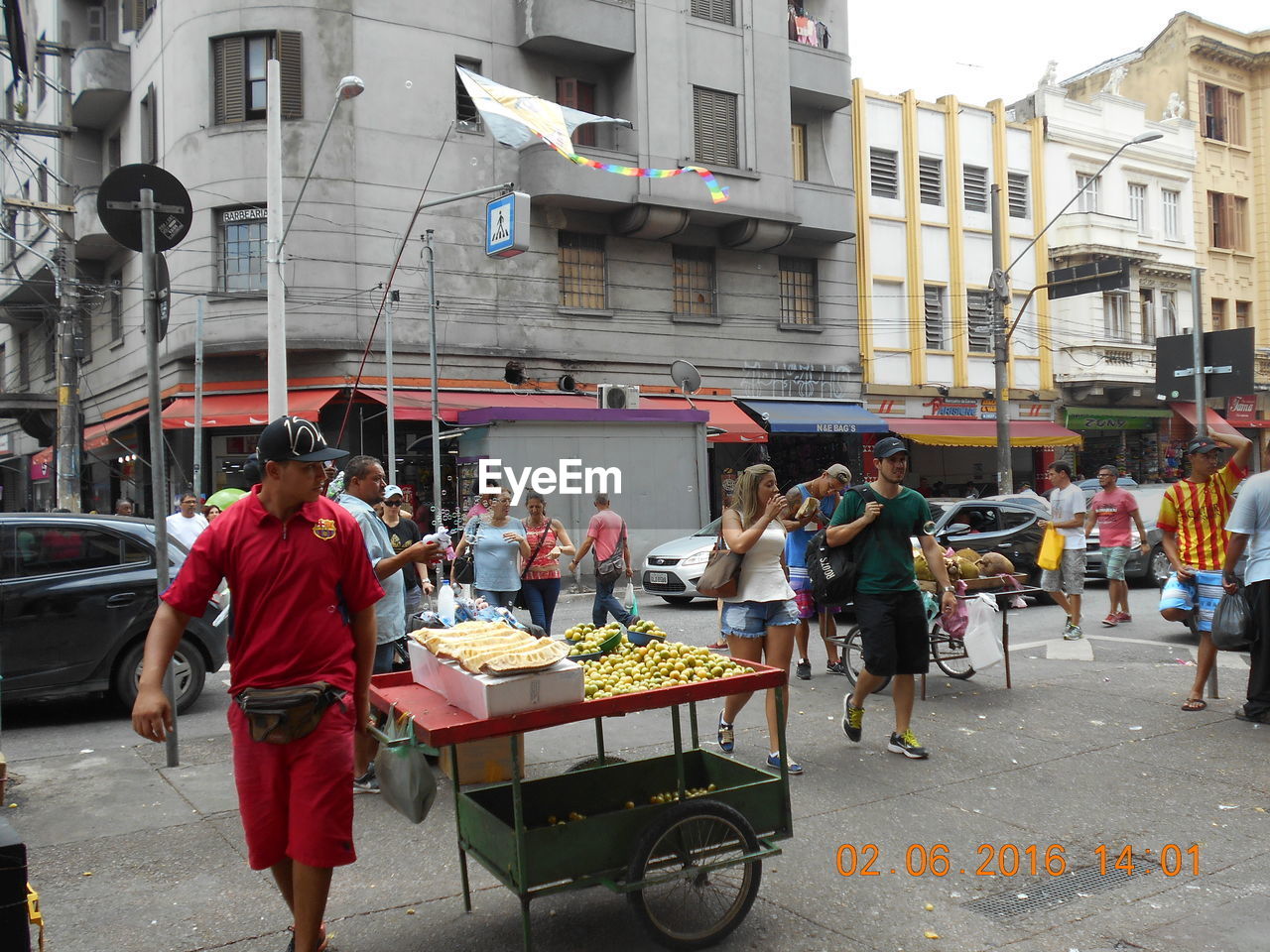 PEOPLE ON STREET MARKET