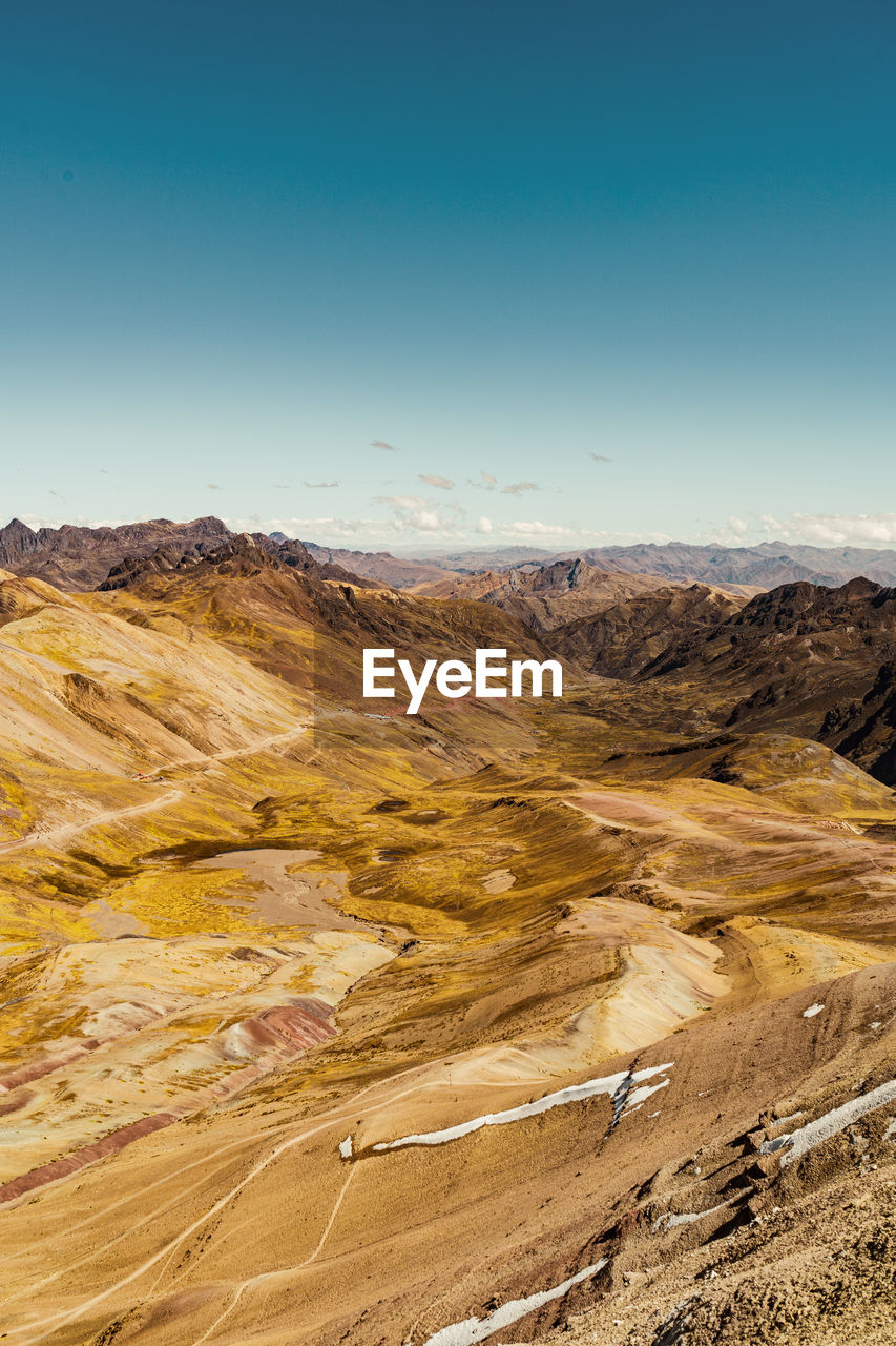 Rainbow mountain in peru