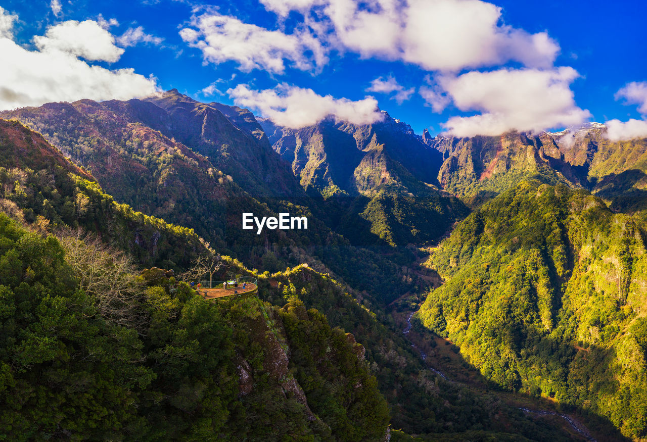 panoramic view of landscape against sky