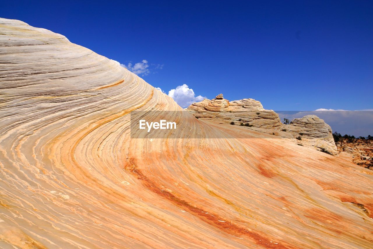 Scenic view of mountain against sky