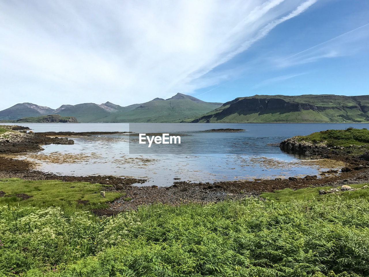 Scenic view of lake