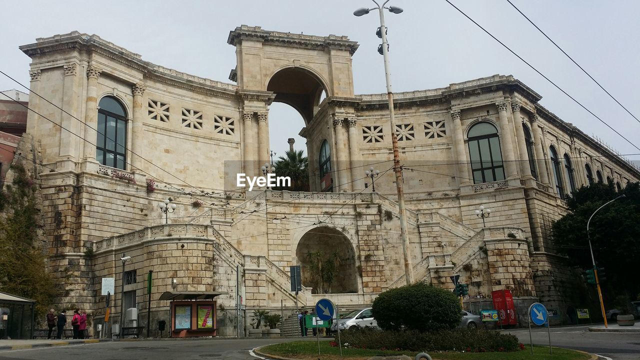 Facade of historical building