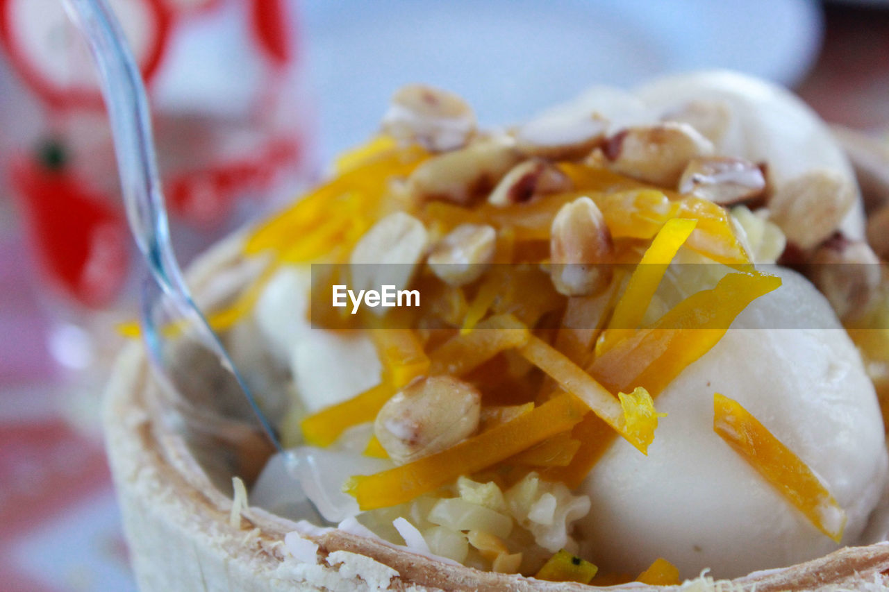 Close-up of food in bowl