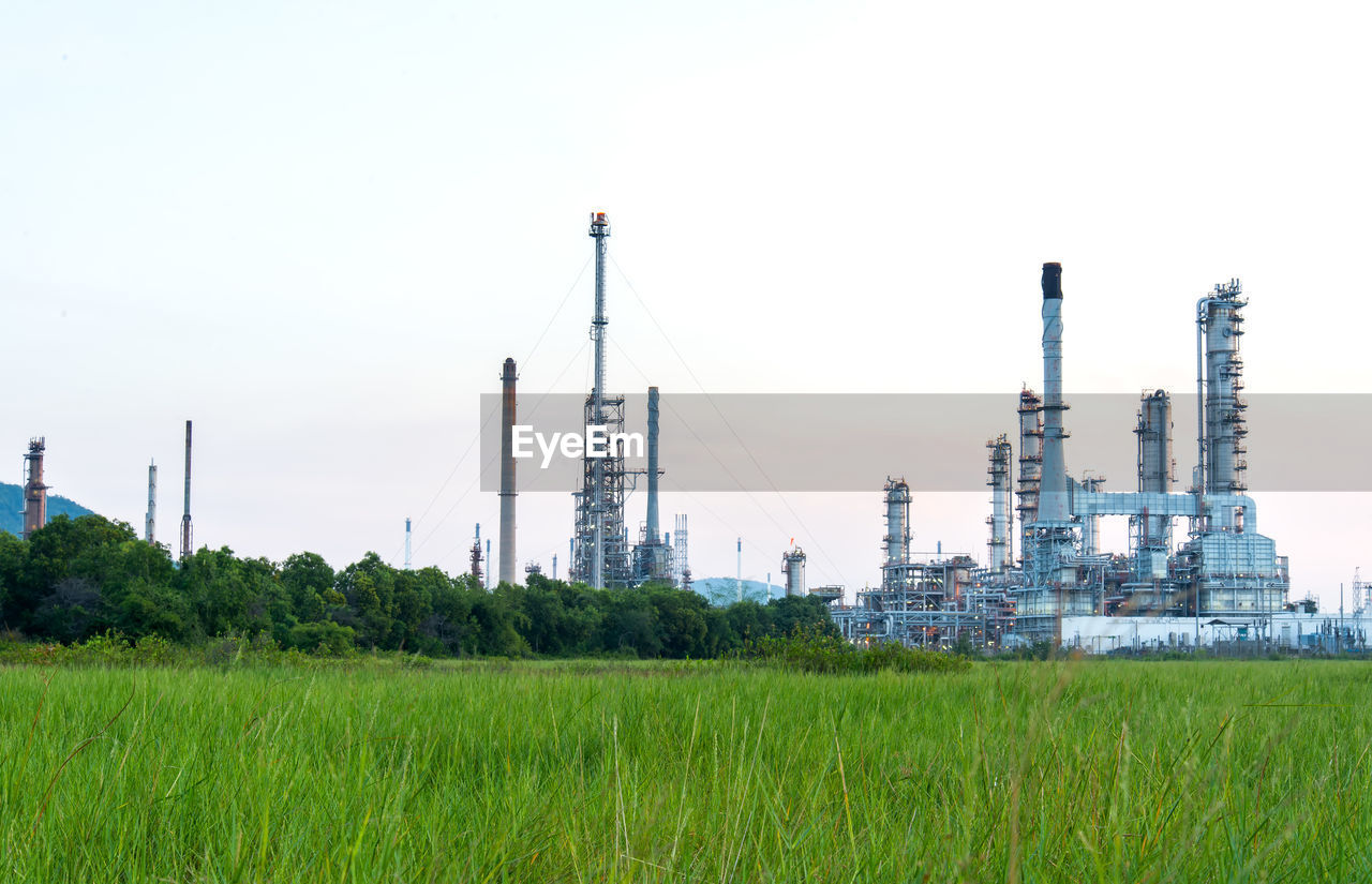 VIEW OF FACTORY AGAINST SKY