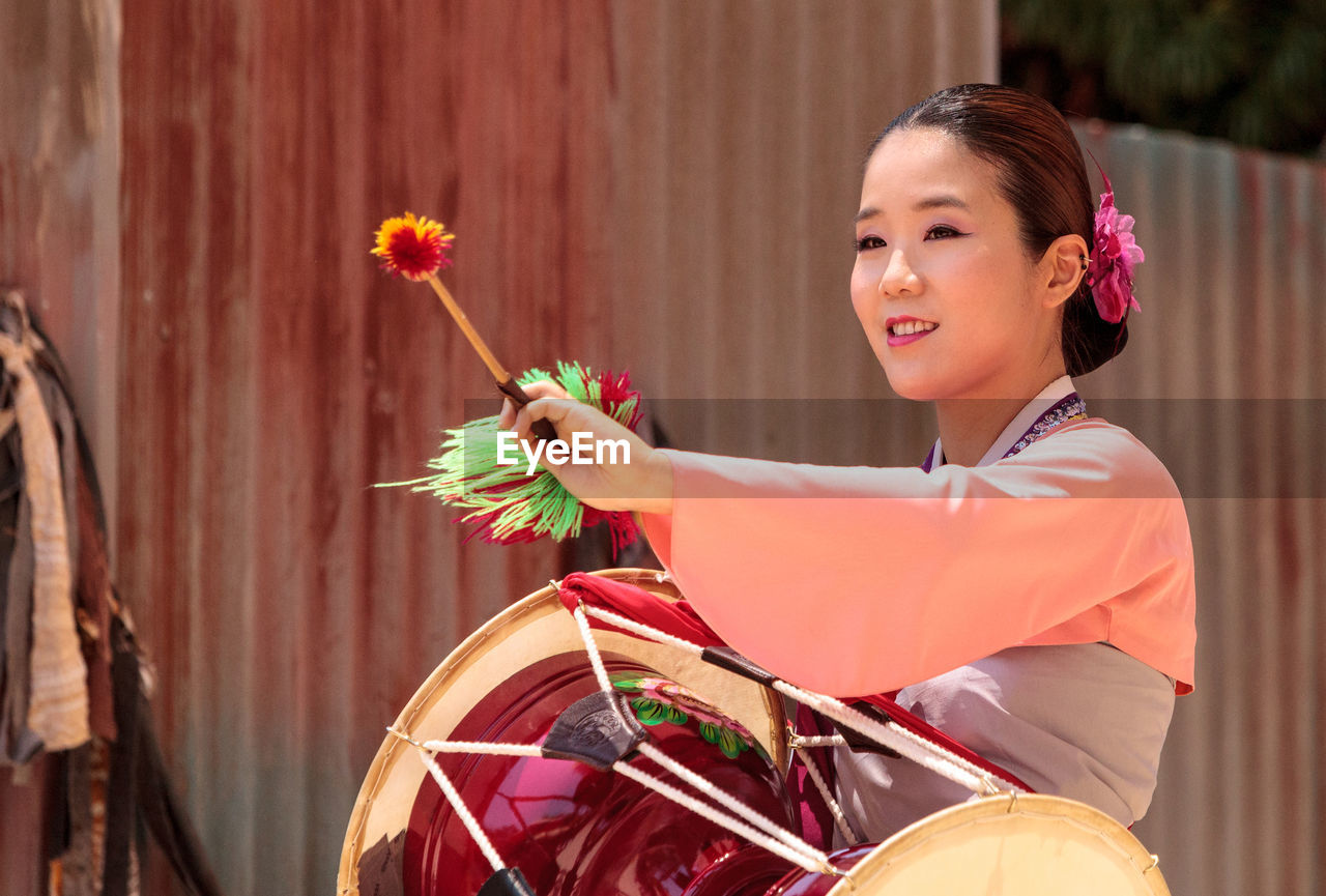 GIRL IN TRADITIONAL DRESS