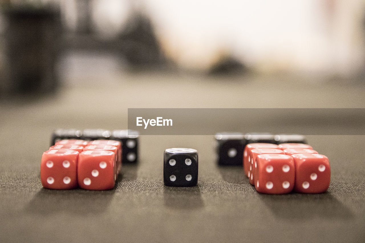 CLOSE-UP OF OBJECTS ON TABLE AT HOME