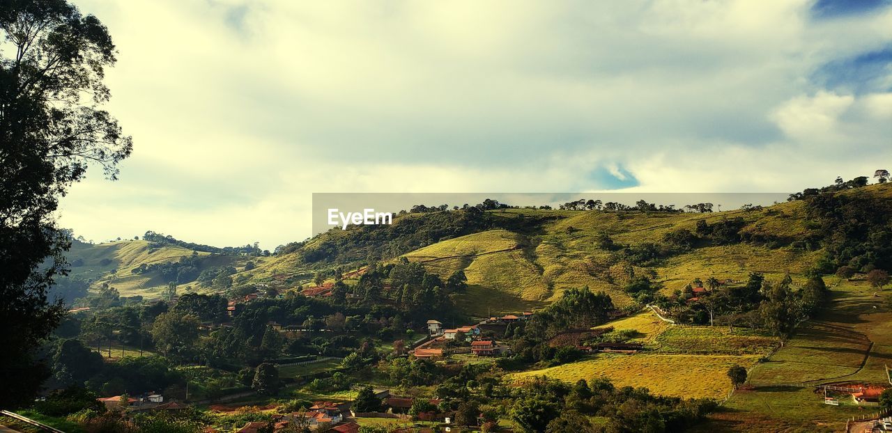 Scenic view of landscape against sky