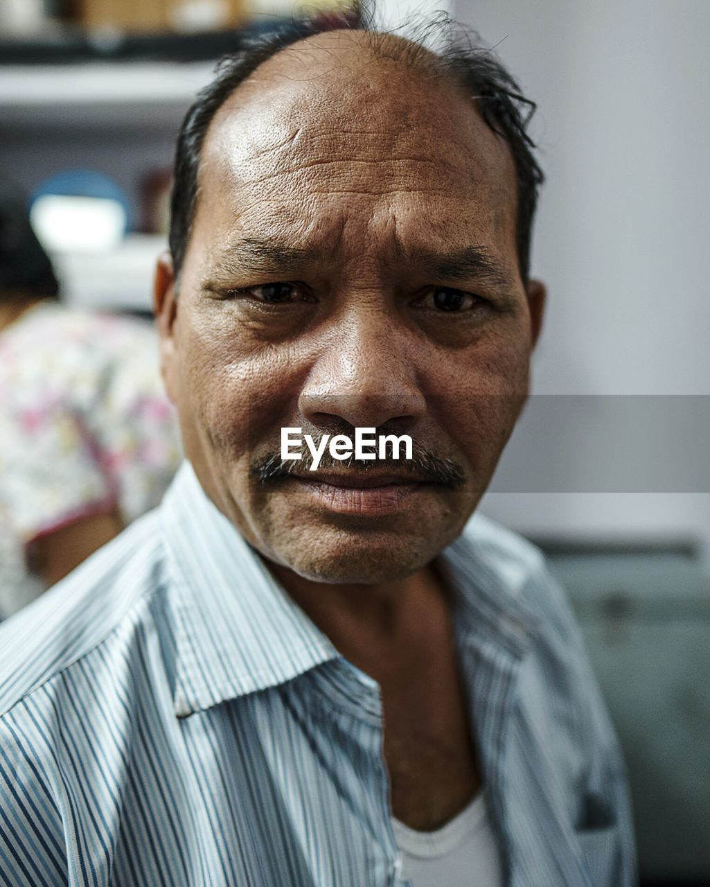 Close-up portrait of a man