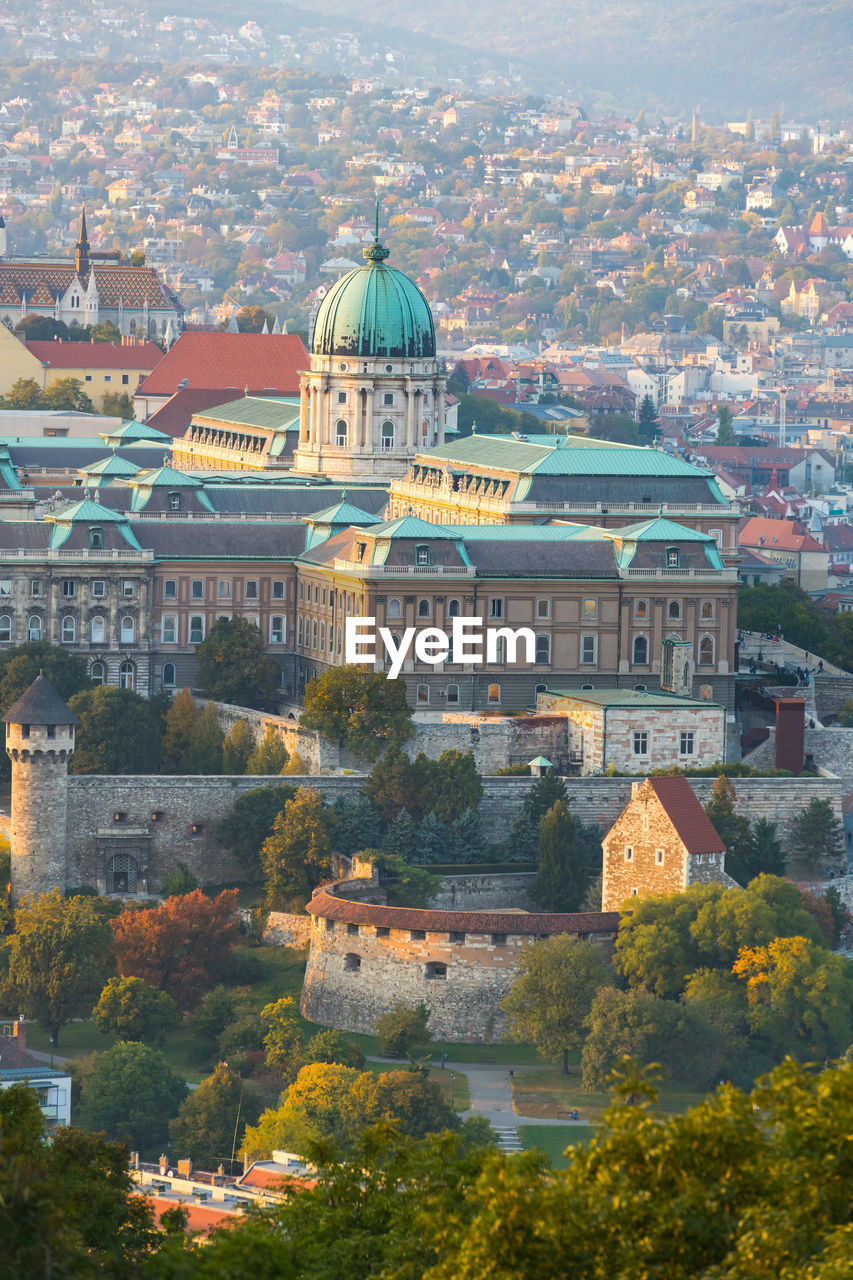 Hungarian buda castle with budapest city, hungary