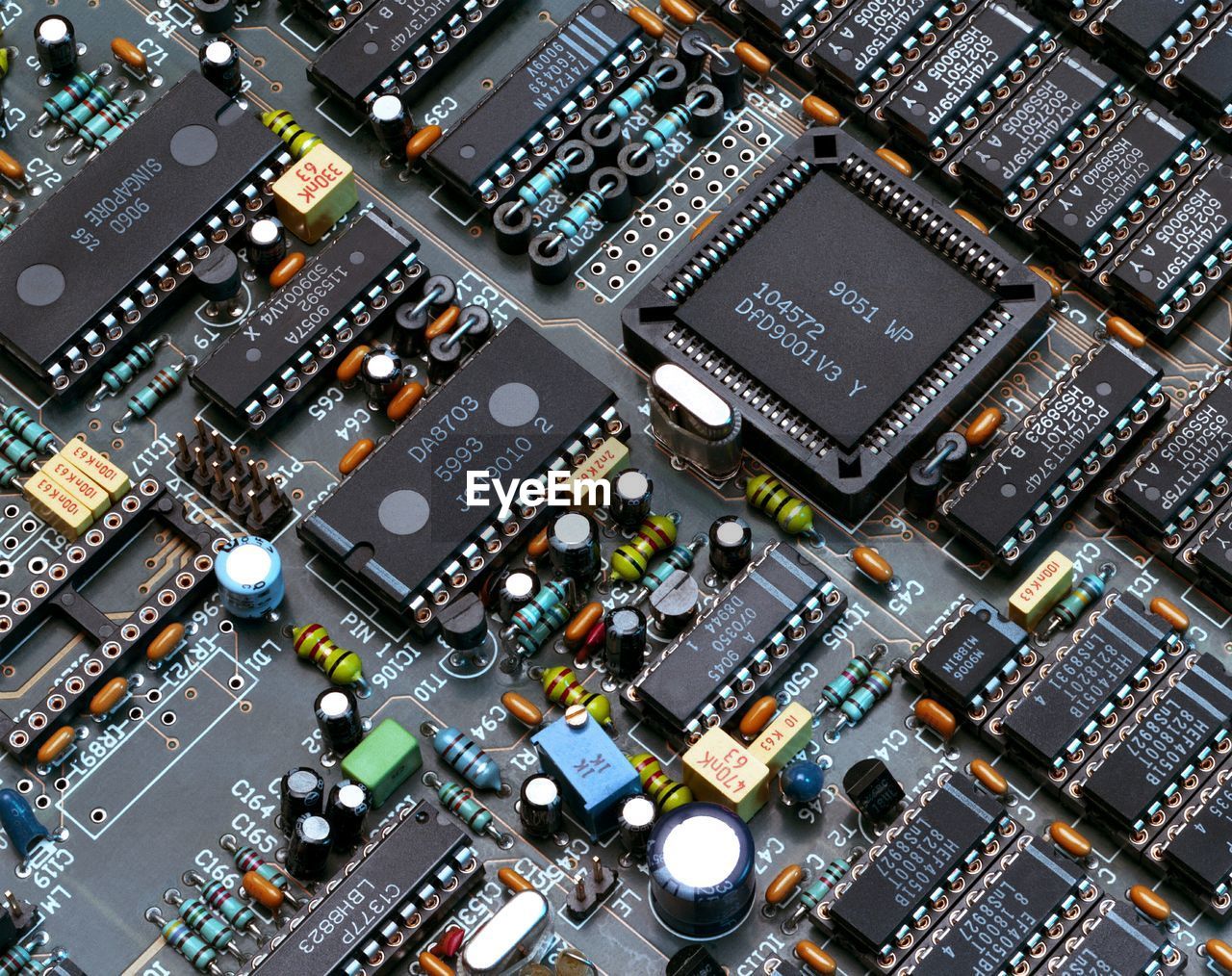 Close-up of circuit board