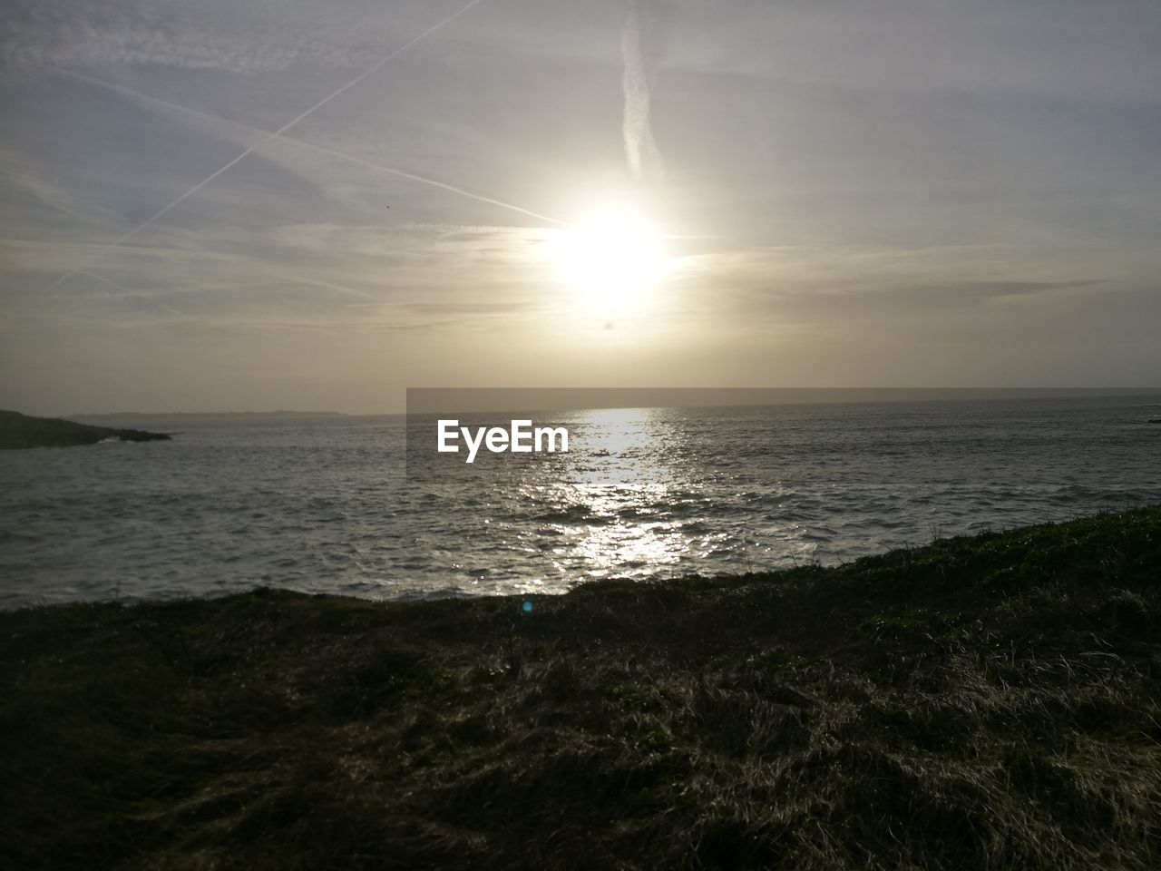 SCENIC VIEW OF SEA DURING SUNSET