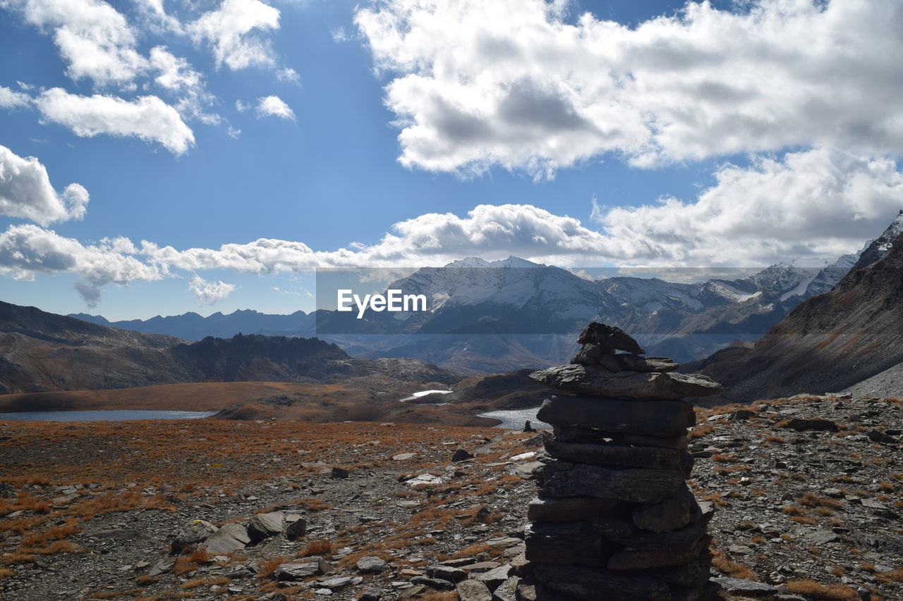 A silent stone made sentinel watch the landscape