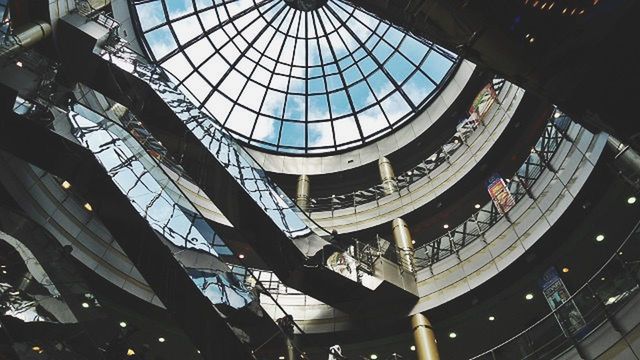 LOW ANGLE VIEW OF SKYLIGHT