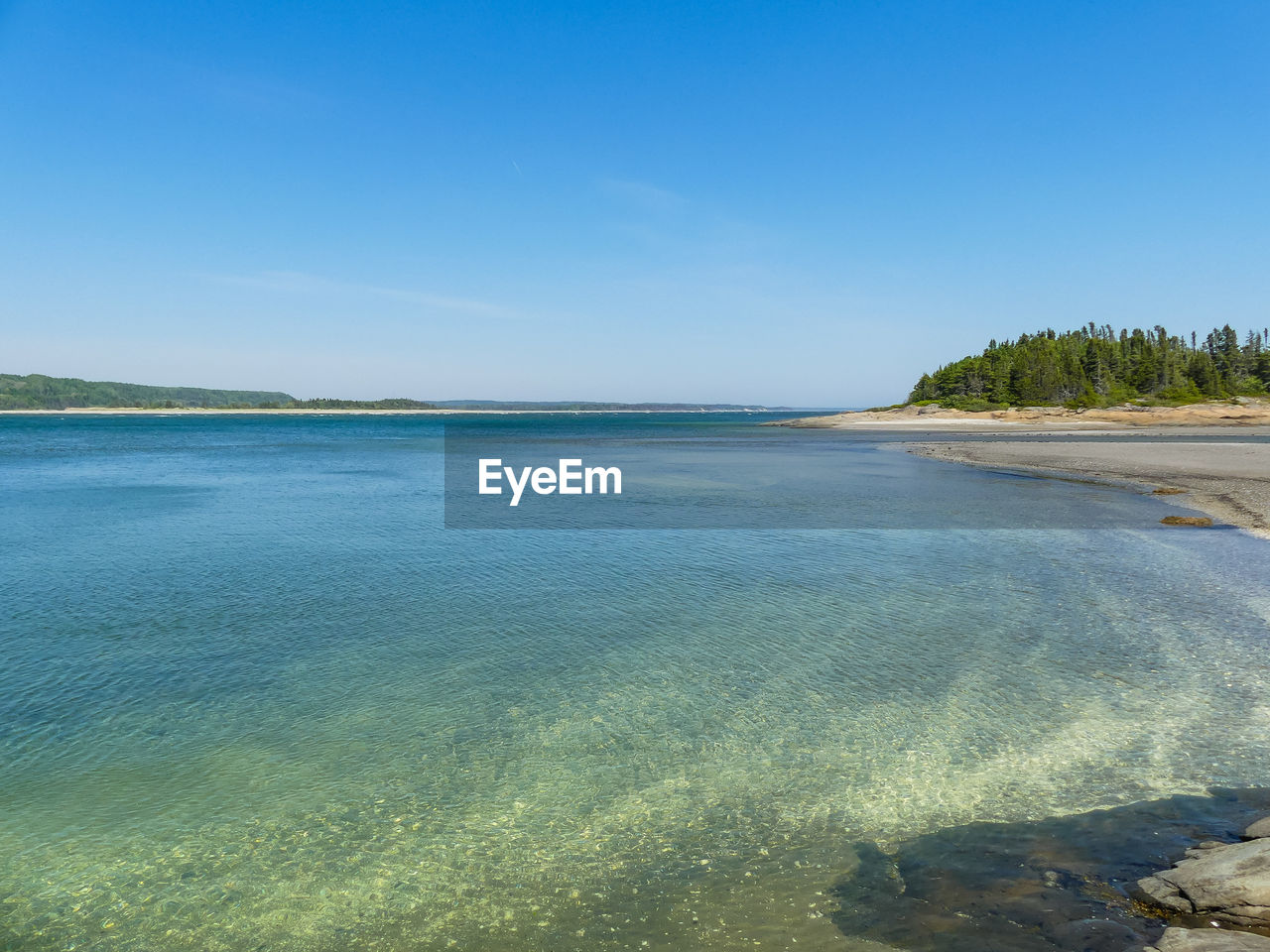 SCENIC VIEW OF SEA AGAINST BLUE SKY