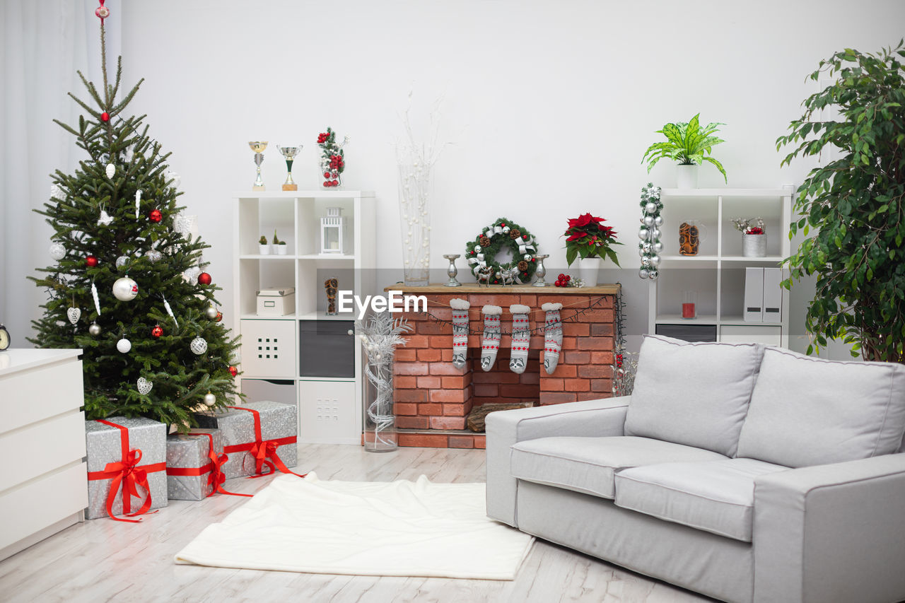 interior of living room at home