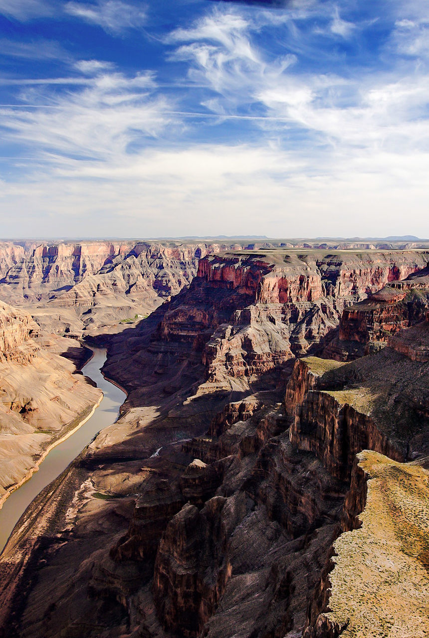 Scenic view of mountain range