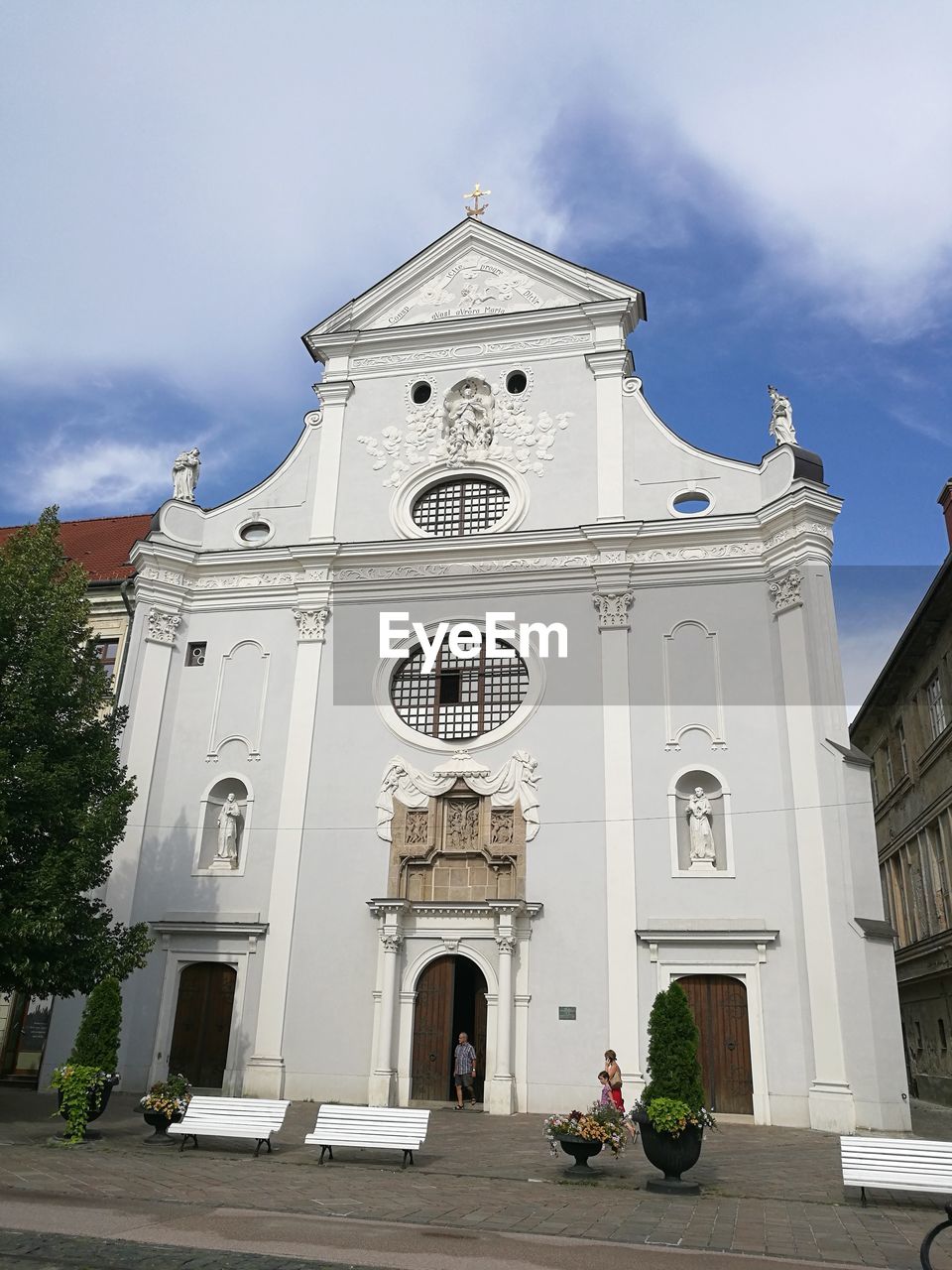 Low angle view of building against sky