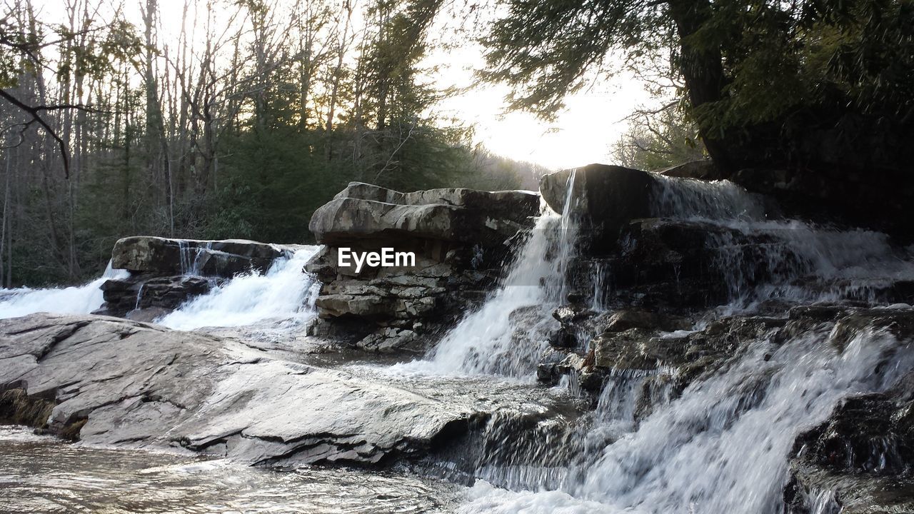 Waterfall in forest