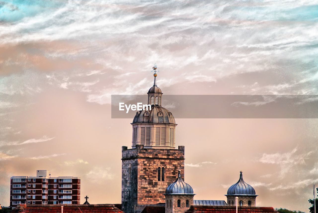 LOW ANGLE VIEW OF CHURCH AGAINST SKY