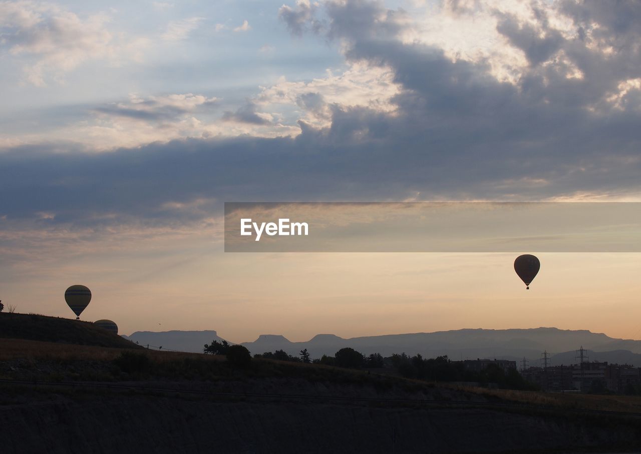 SUNSET OVER THE LANDSCAPE