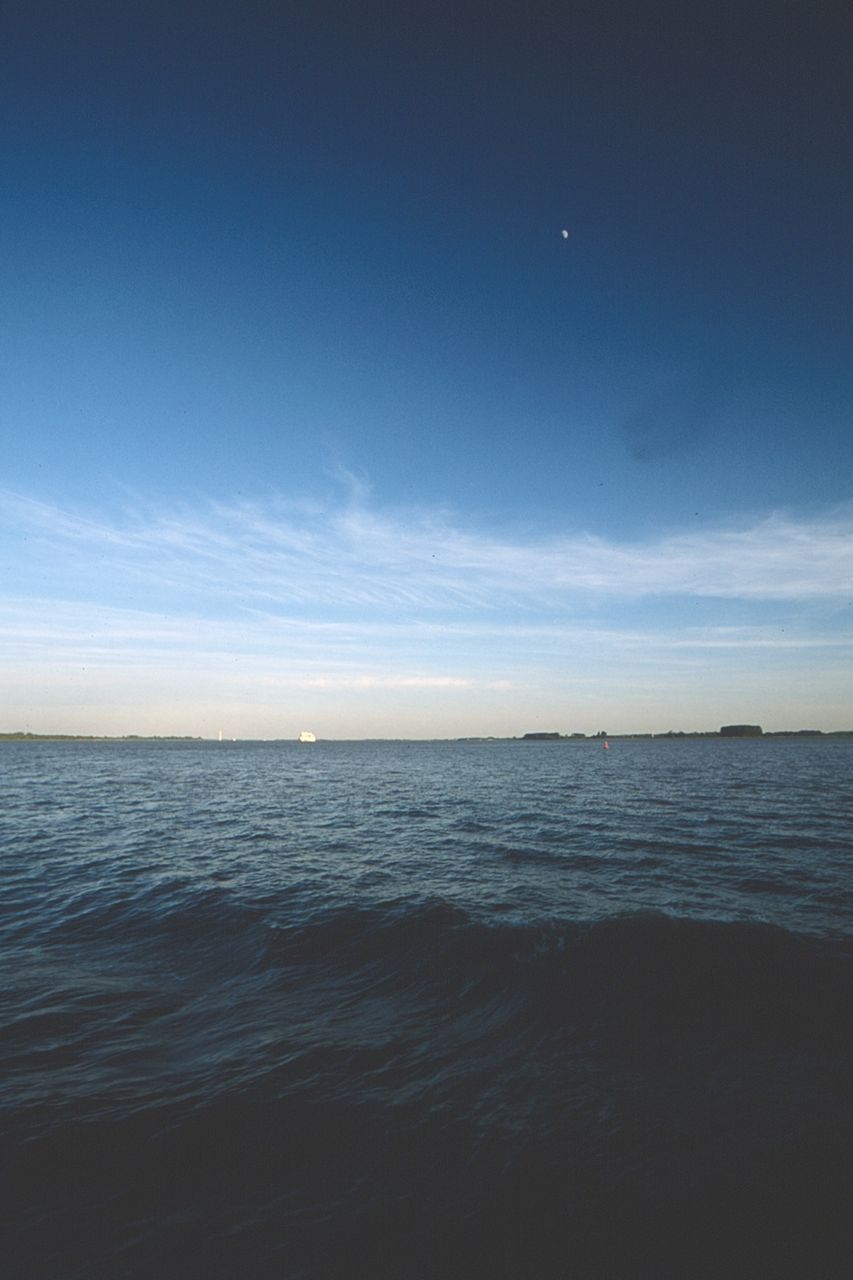 SCENIC VIEW OF BEACH AGAINST BLUE SKY