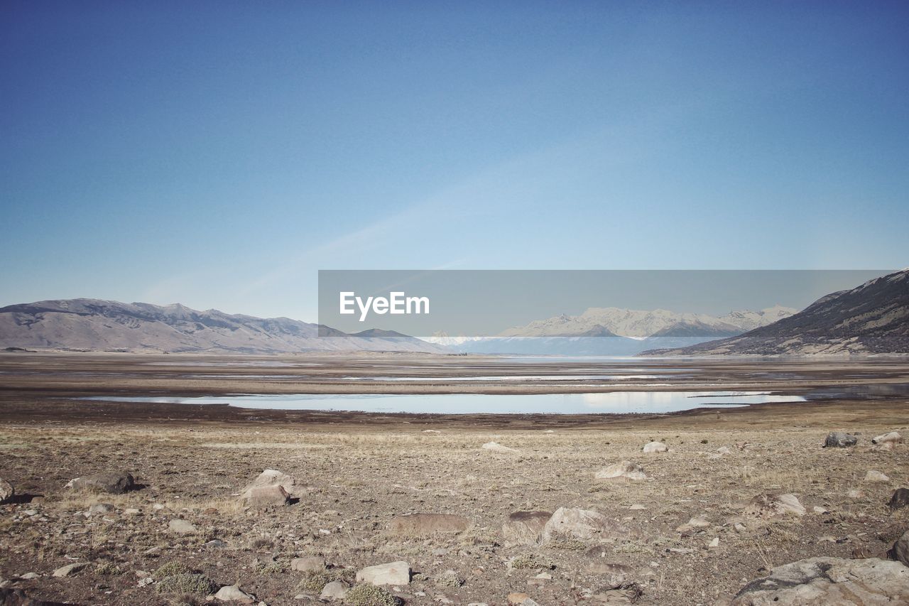 SCENIC VIEW OF LANDSCAPE AGAINST CLEAR SKY