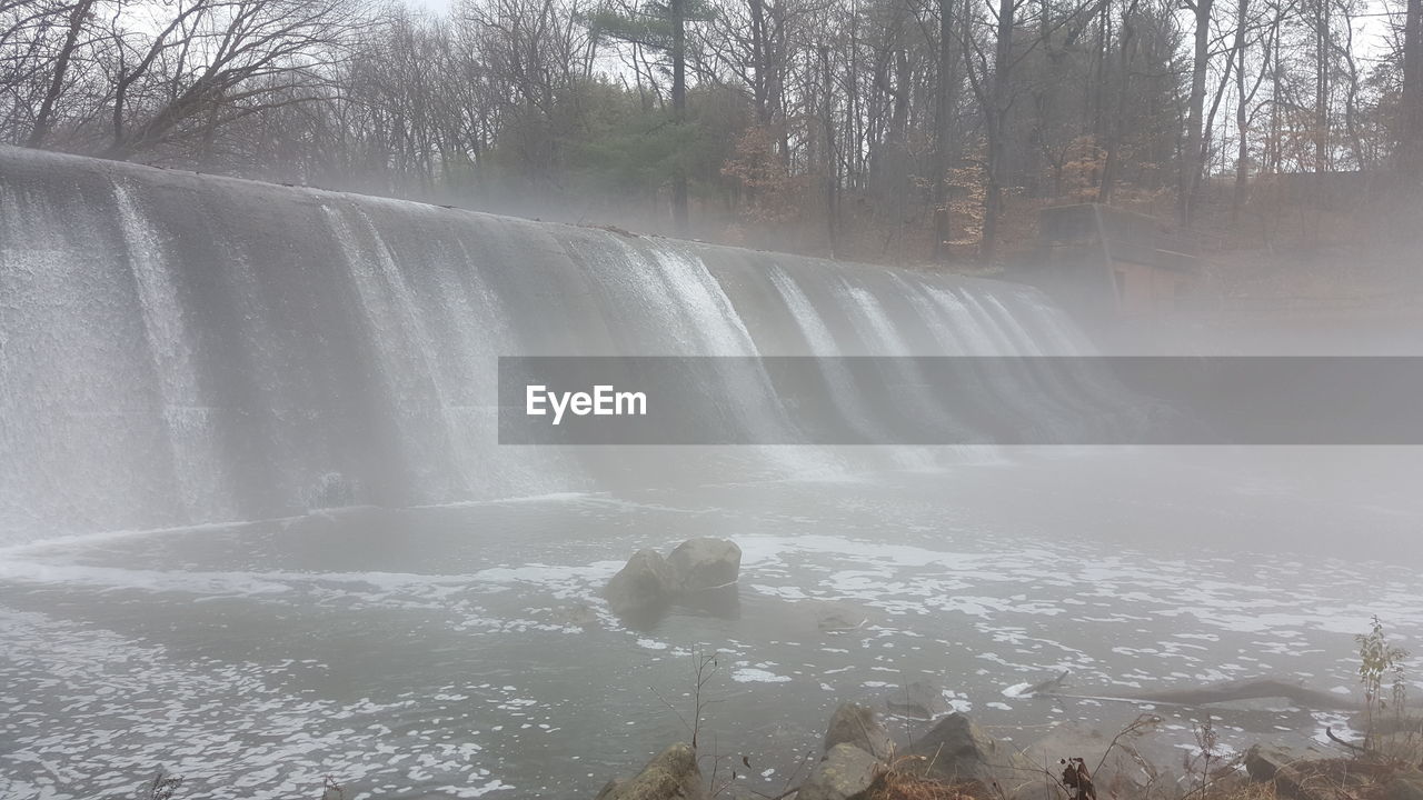 WATER SPLASHING ON ROCKS