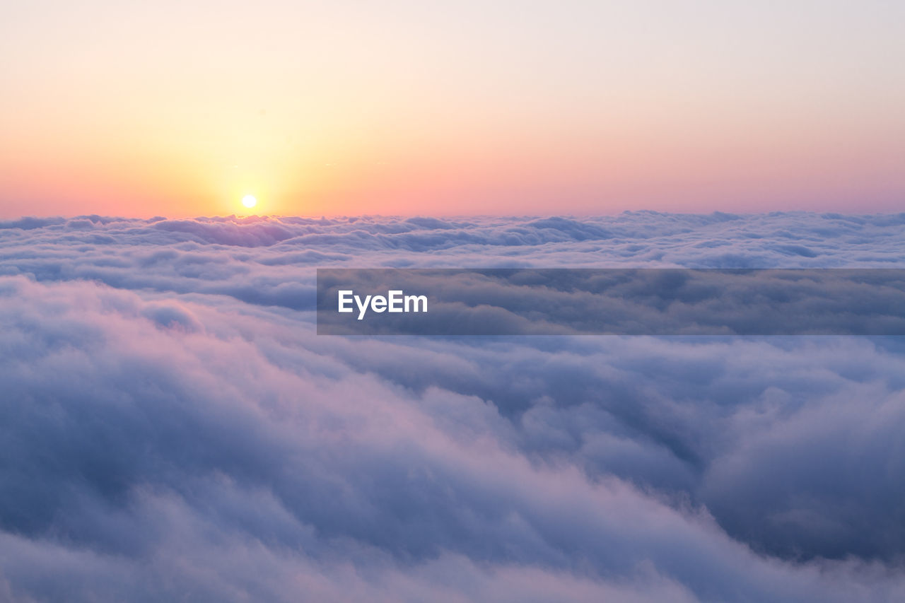 Scenic view of cloudscape during sunset