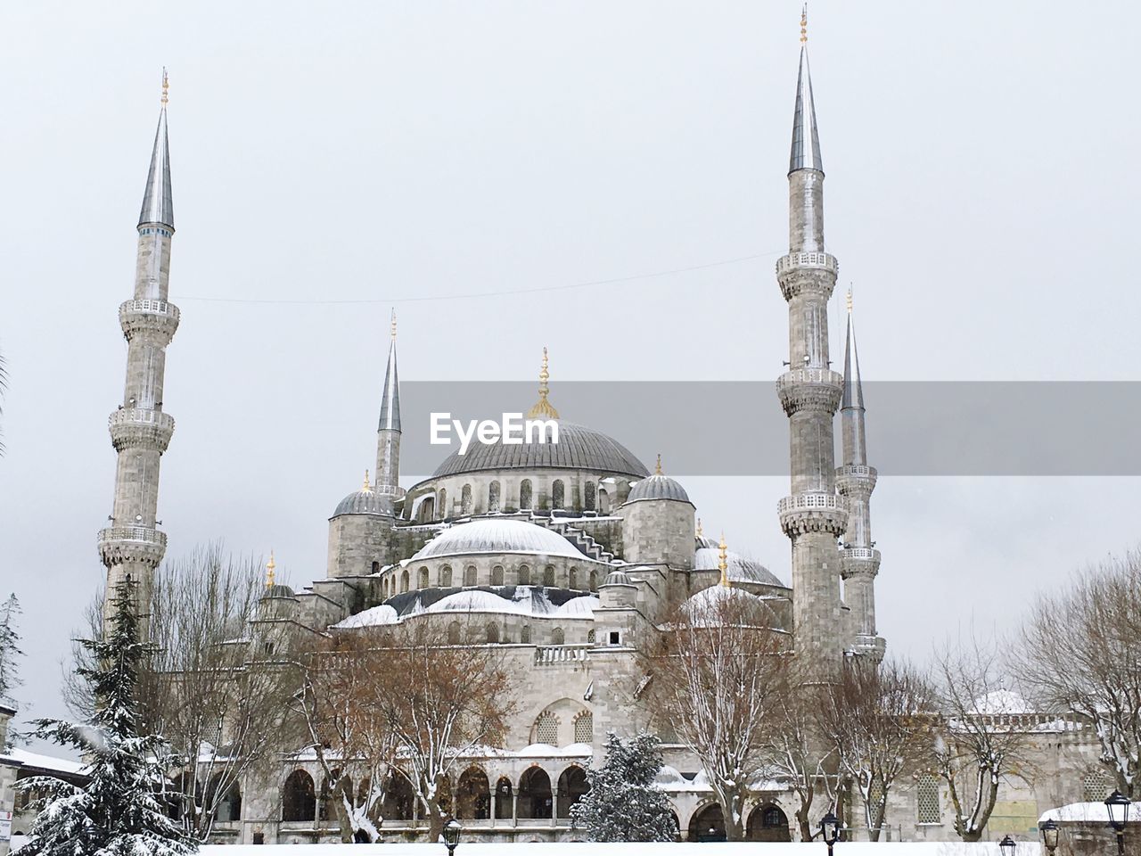 Low angle view of mosque