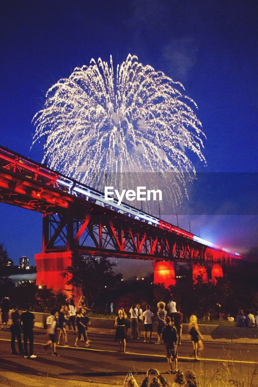 FIREWORKS EXPLODING IN SKY