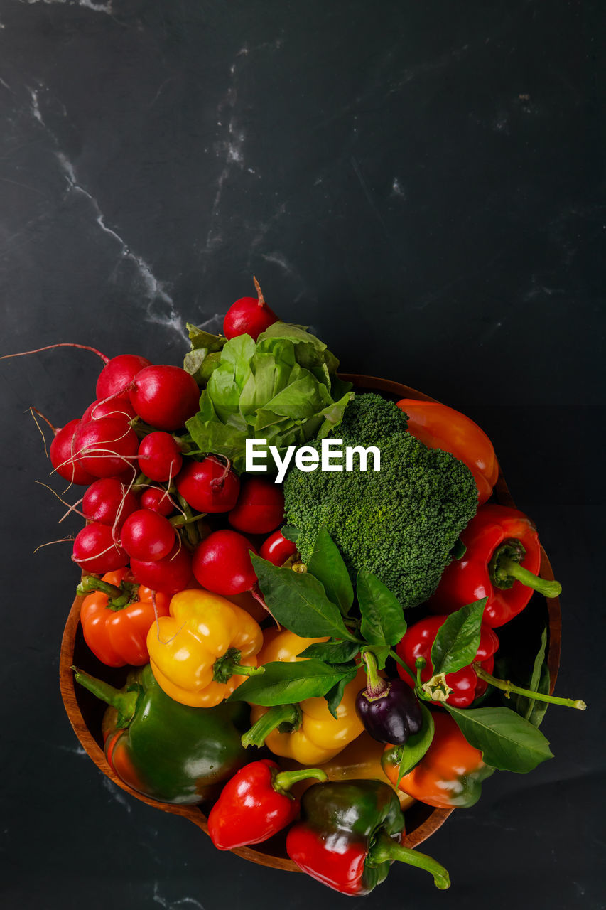 high angle view of tomatoes