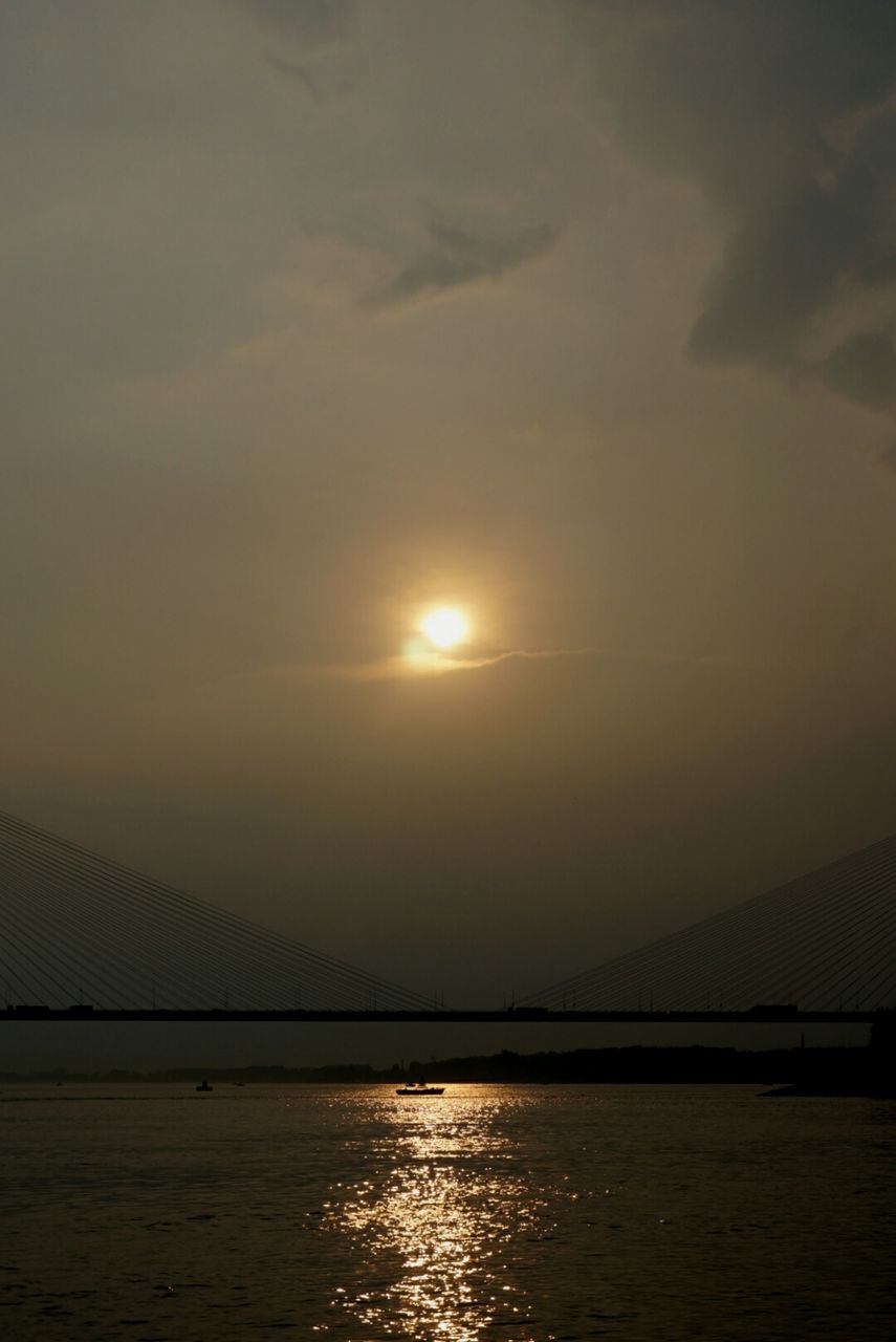 VIEW OF SEA AT SUNSET