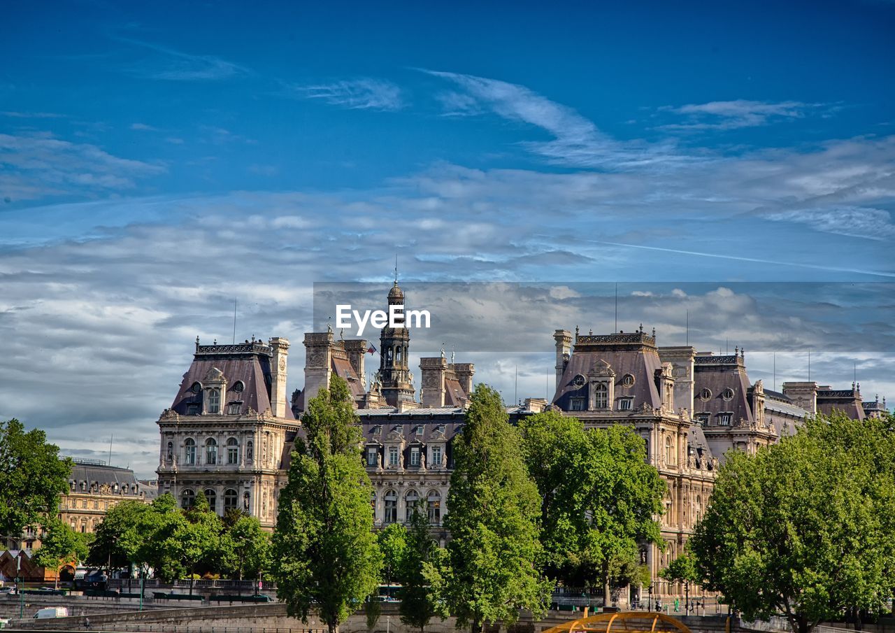 BUILDINGS AGAINST SKY