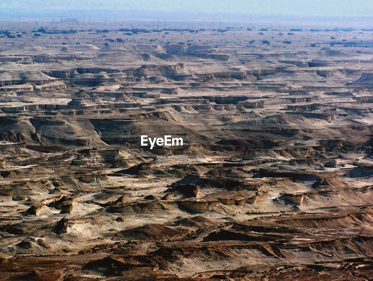 Scenic view of judean desert