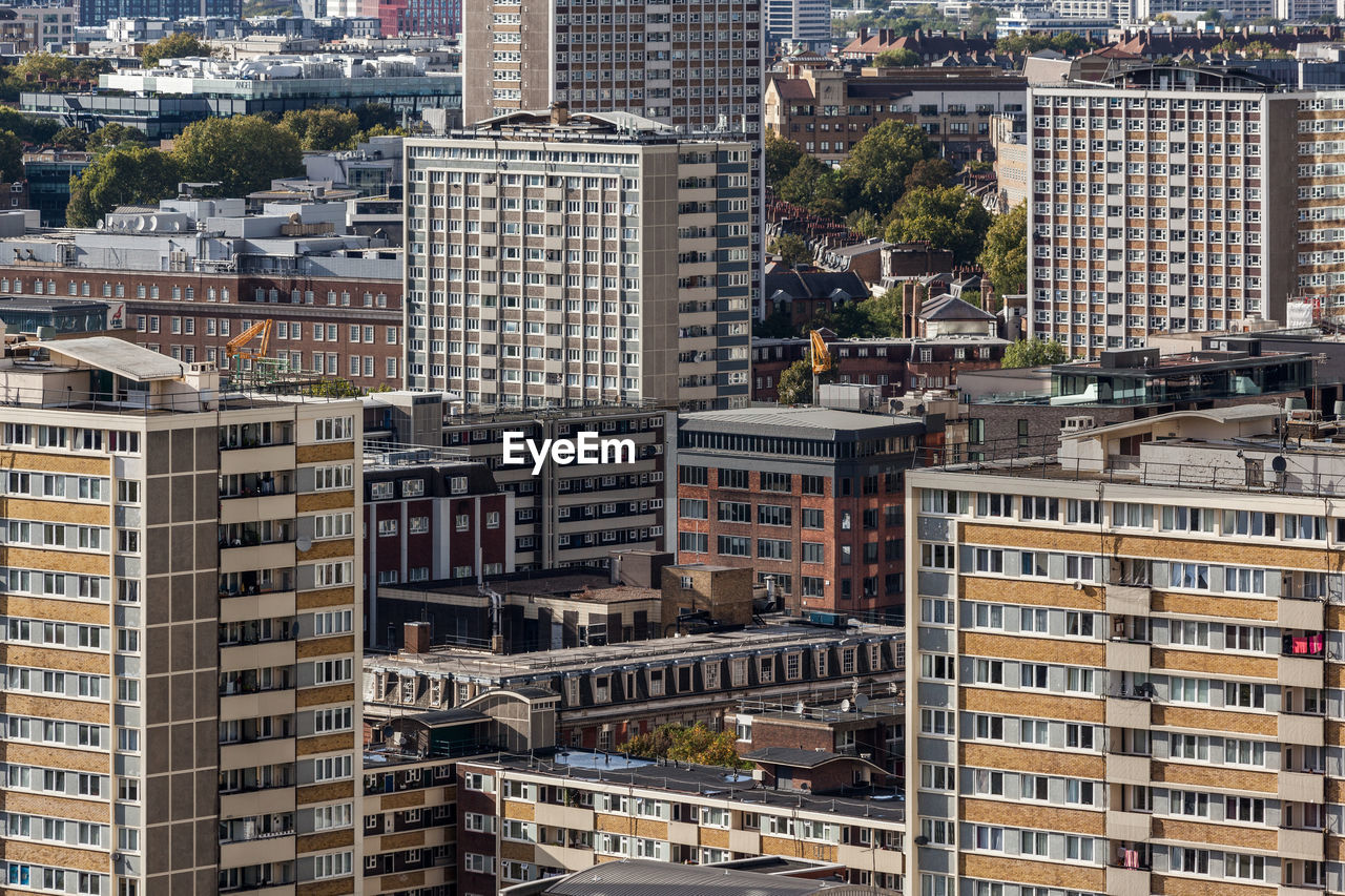 View of buildings in city