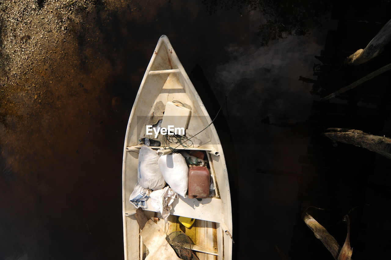 Close-up of boat