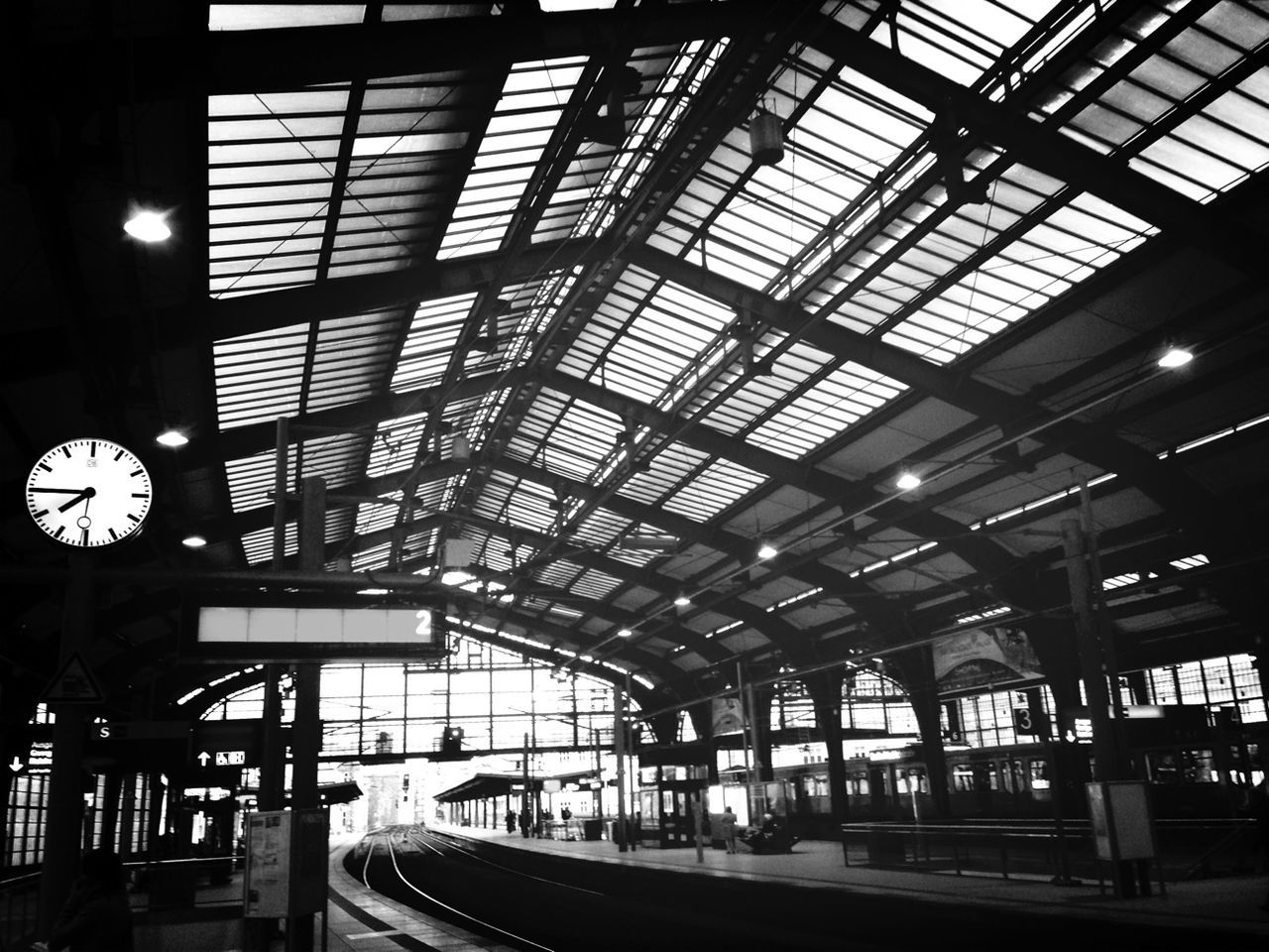 Interior of railroad station