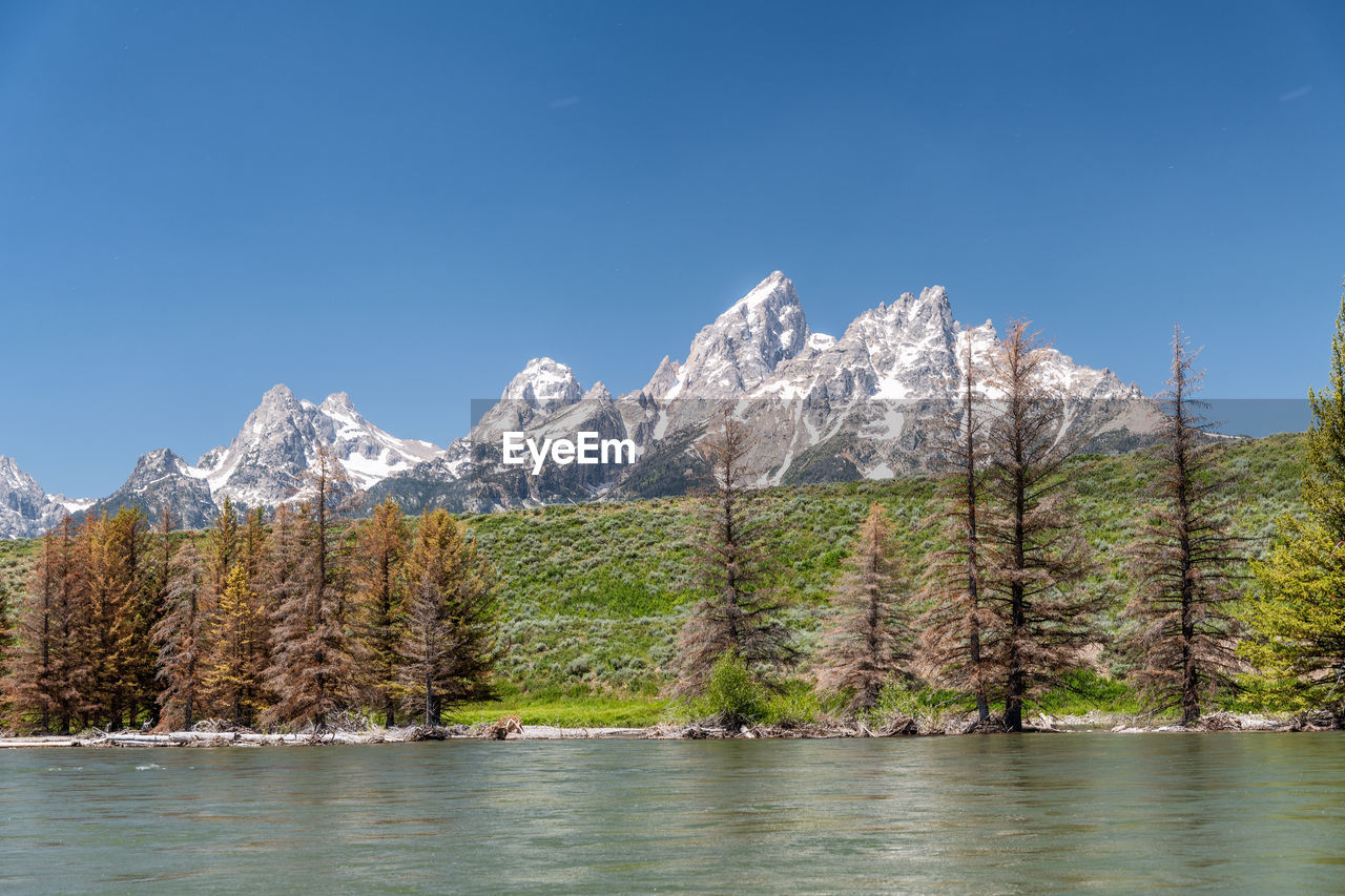 SCENIC VIEW OF SNOWCAPPED MOUNTAIN AGAINST SKY