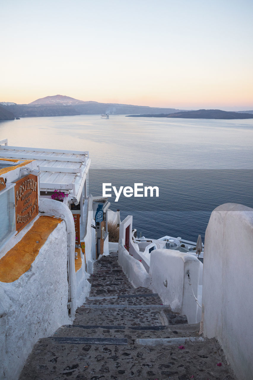 View over the caldera of santorini, greece