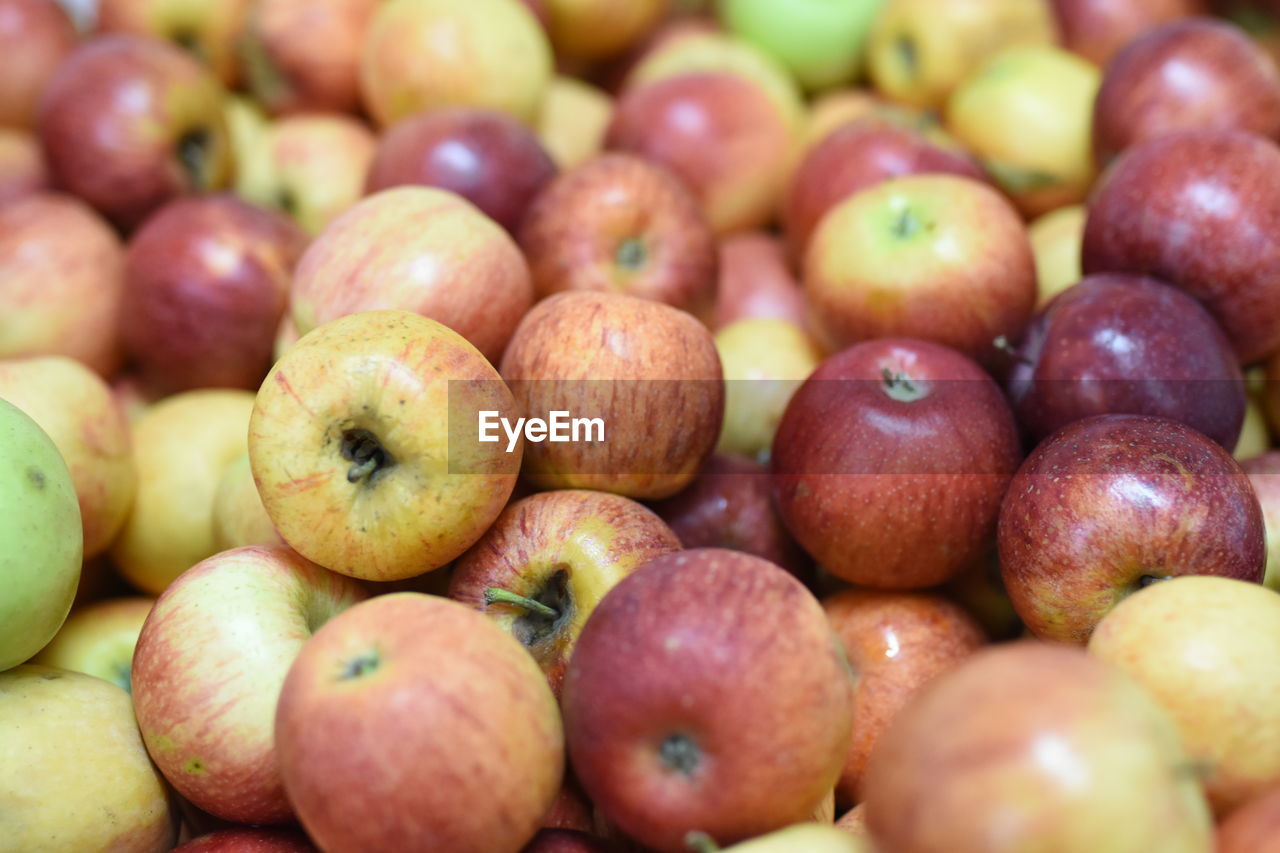 Full frame shot of apples